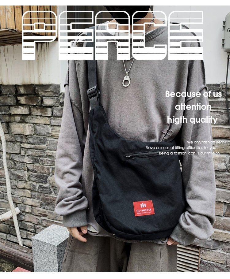 Tag Bag Lettering Messenger