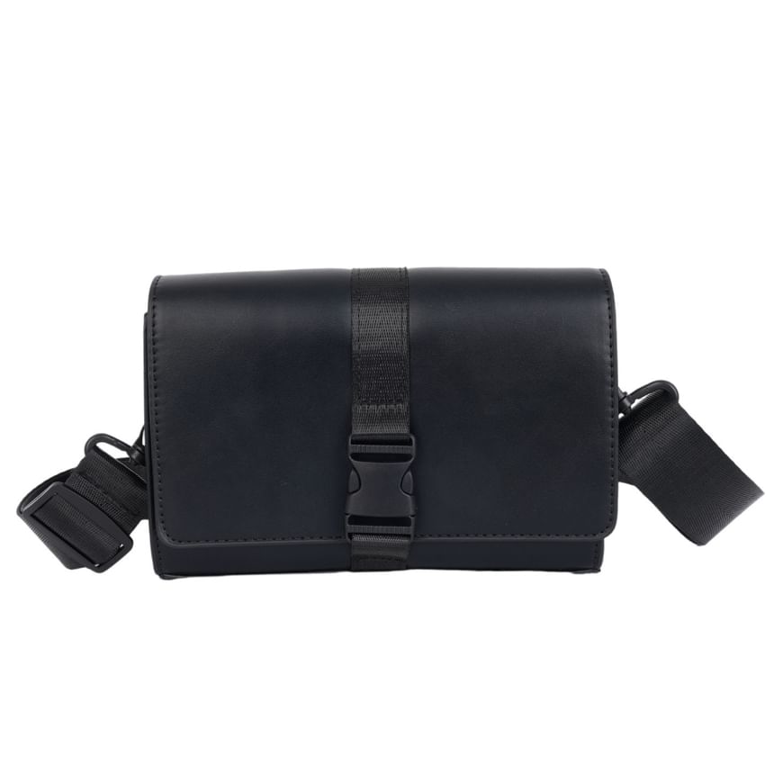 Crossbody Box Buckled Bag Flap