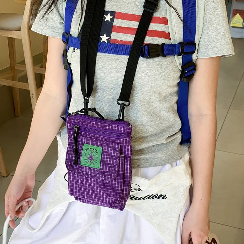 Bag Crossbody Striped Flap