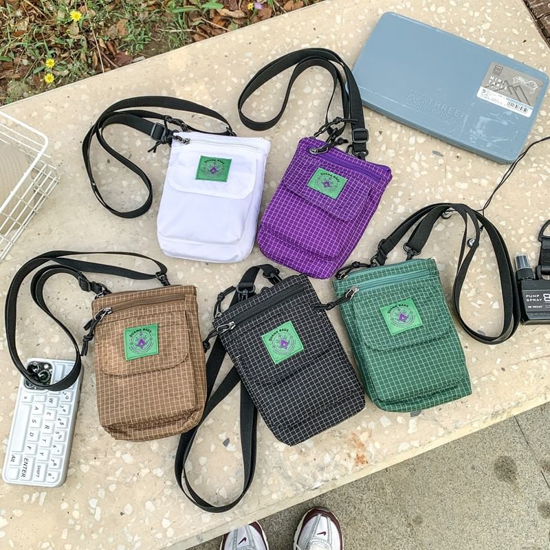 Bag Crossbody Striped Flap