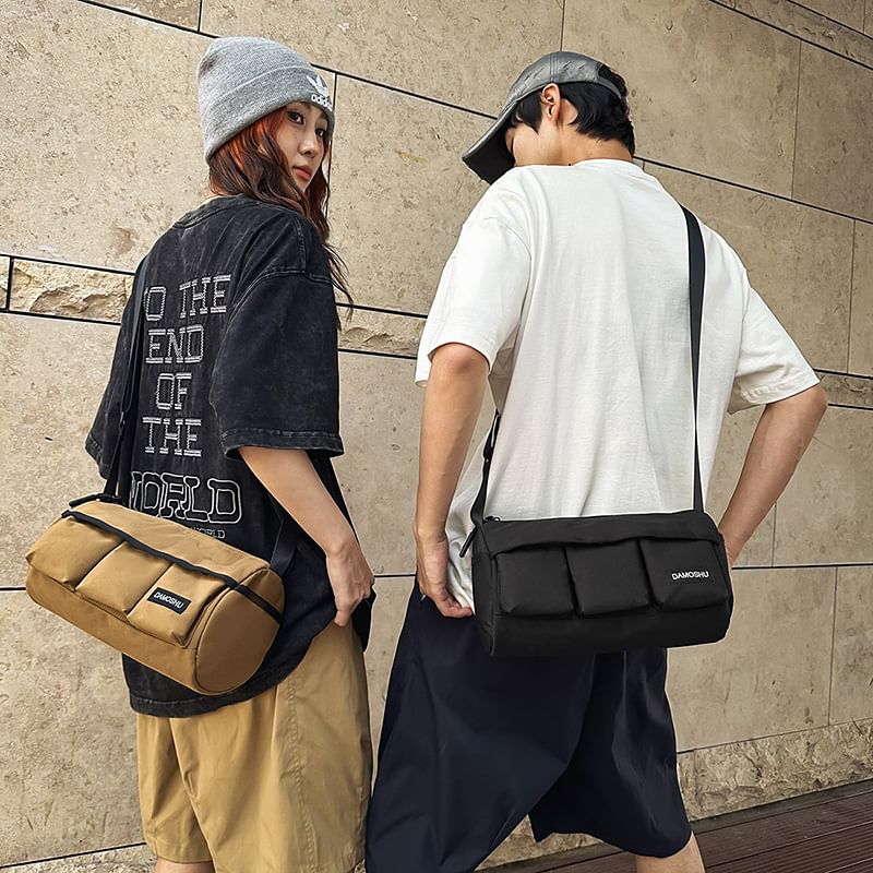 Bag Barrel Crossbody Lettering