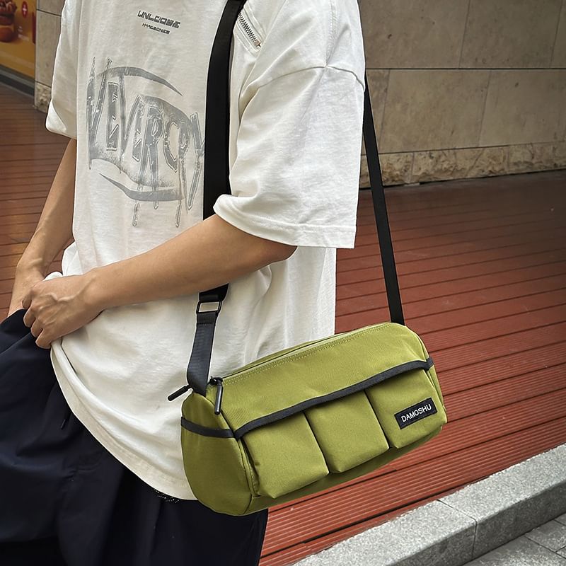 Bag Barrel Crossbody Lettering