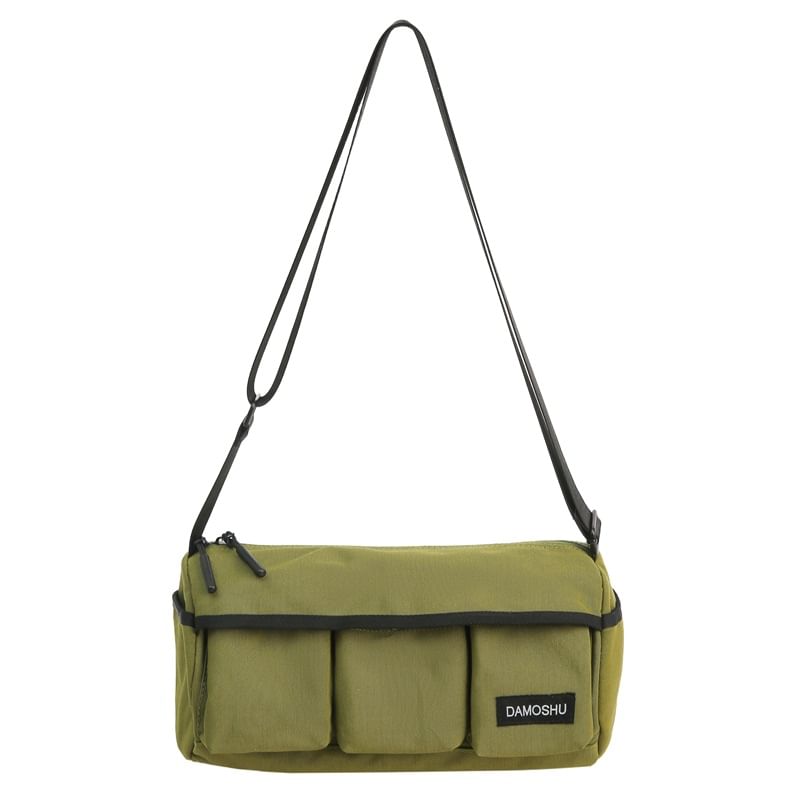 Bag Barrel Crossbody Lettering