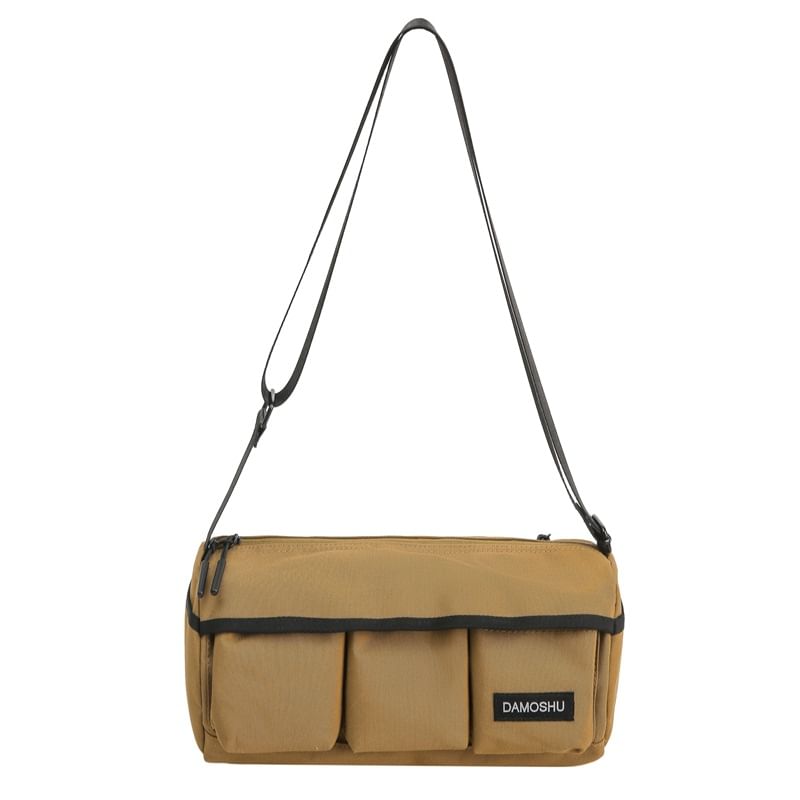 Bag Barrel Crossbody Lettering