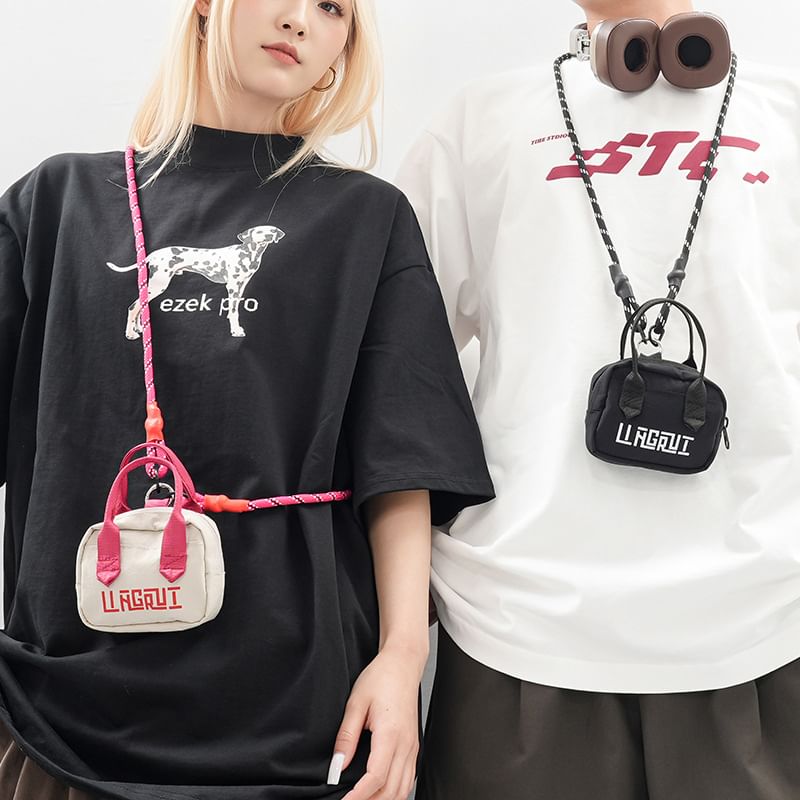 Mini Bag Lettering Crossbody