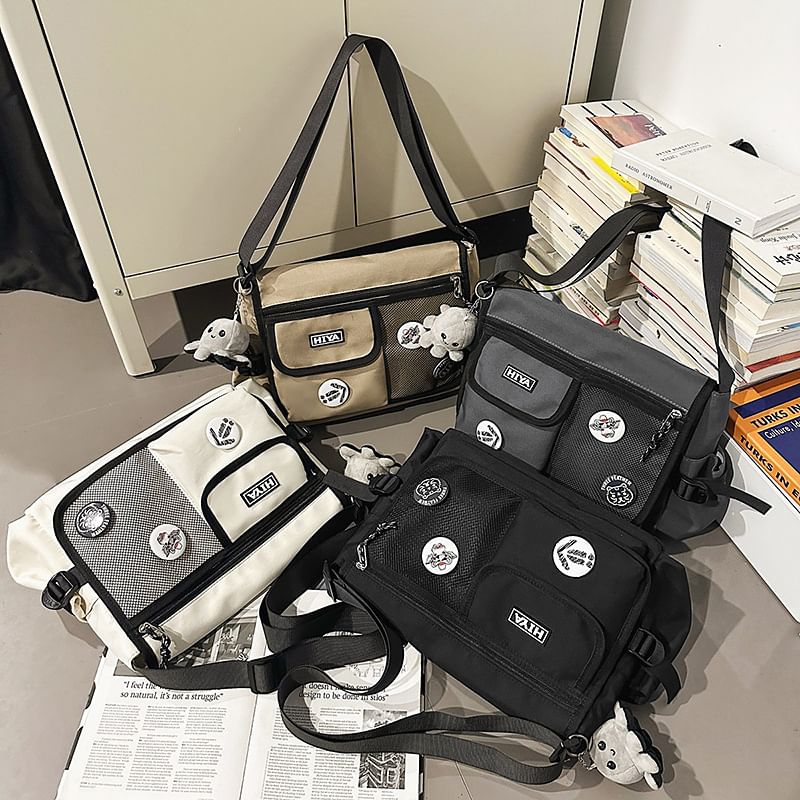 Crossbody Pocket Mesh Bag