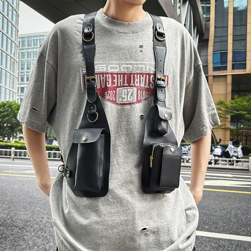 Belt Leather Bag Faux