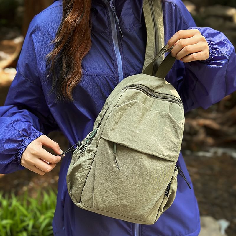 Plain Backpack Nylon