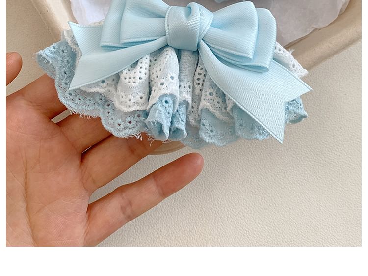 Set Clip / Lace Hair Bow