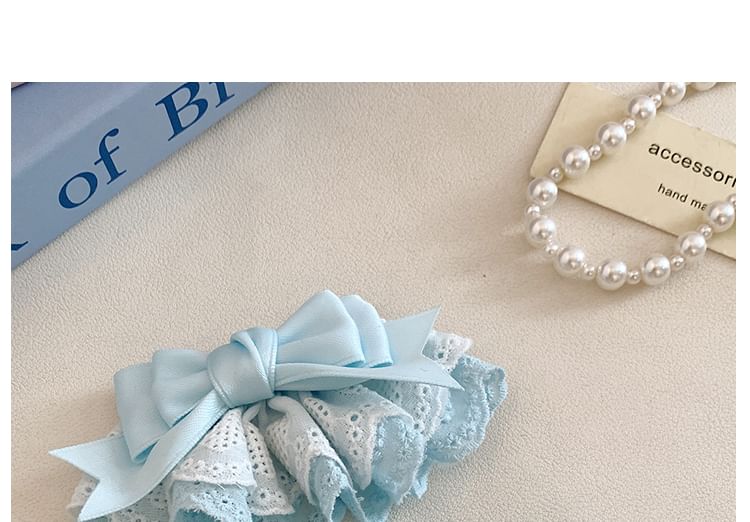 Set Clip / Lace Hair Bow