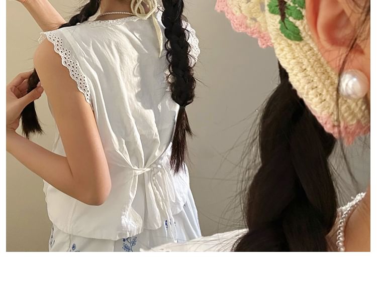 Floral Head Band Knit