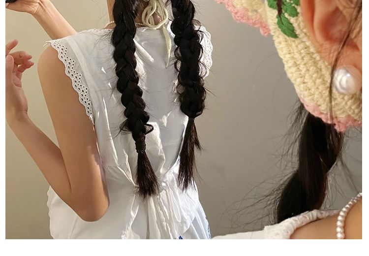 Floral Head Band Knit