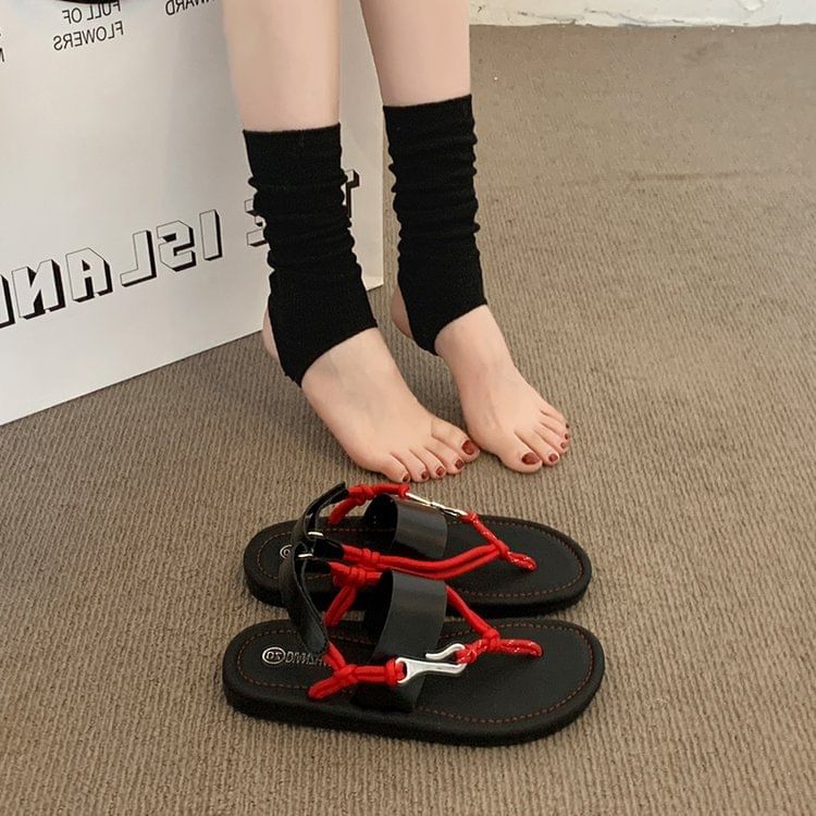 Thong Sandals Buckled