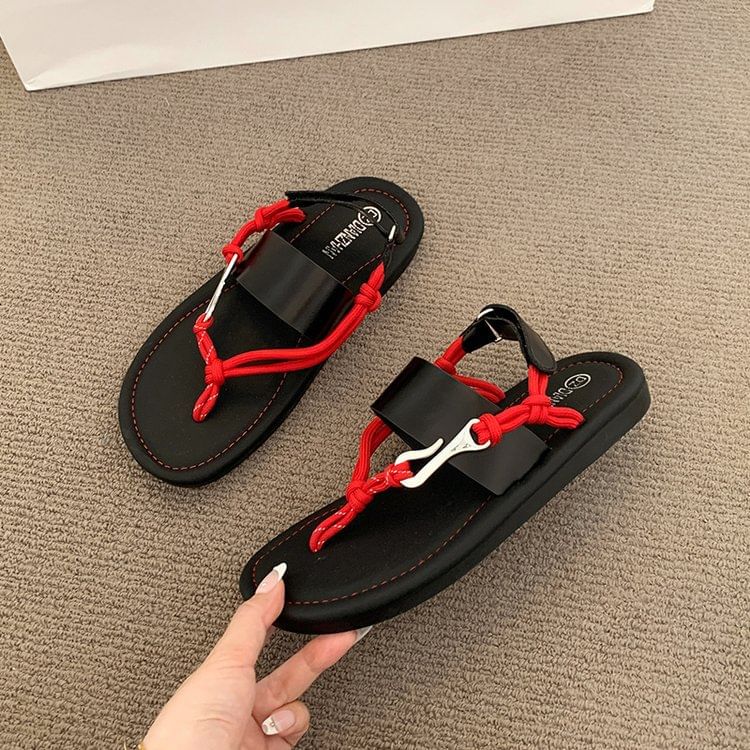 Thong Sandals Buckled
