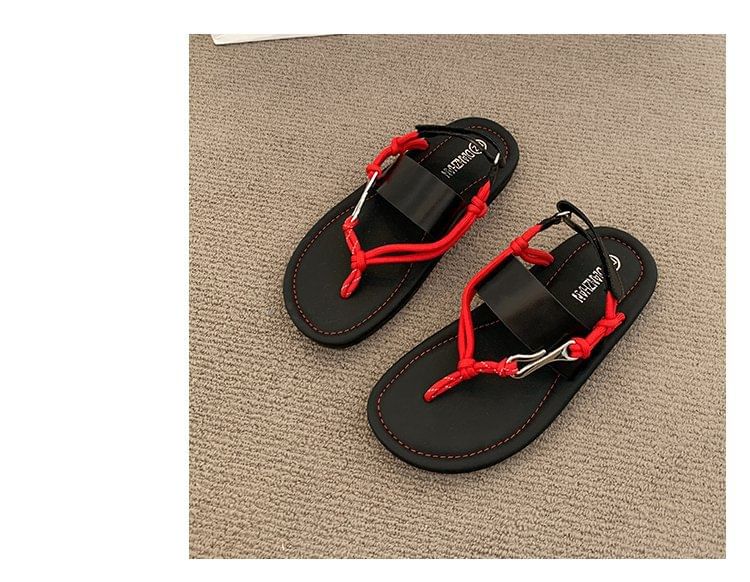 Thong Sandals Buckled