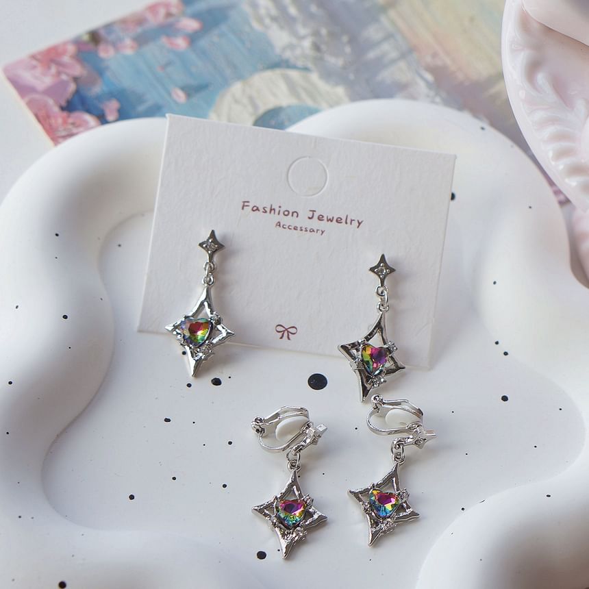 Dangle / Gemstone Earring Clip On