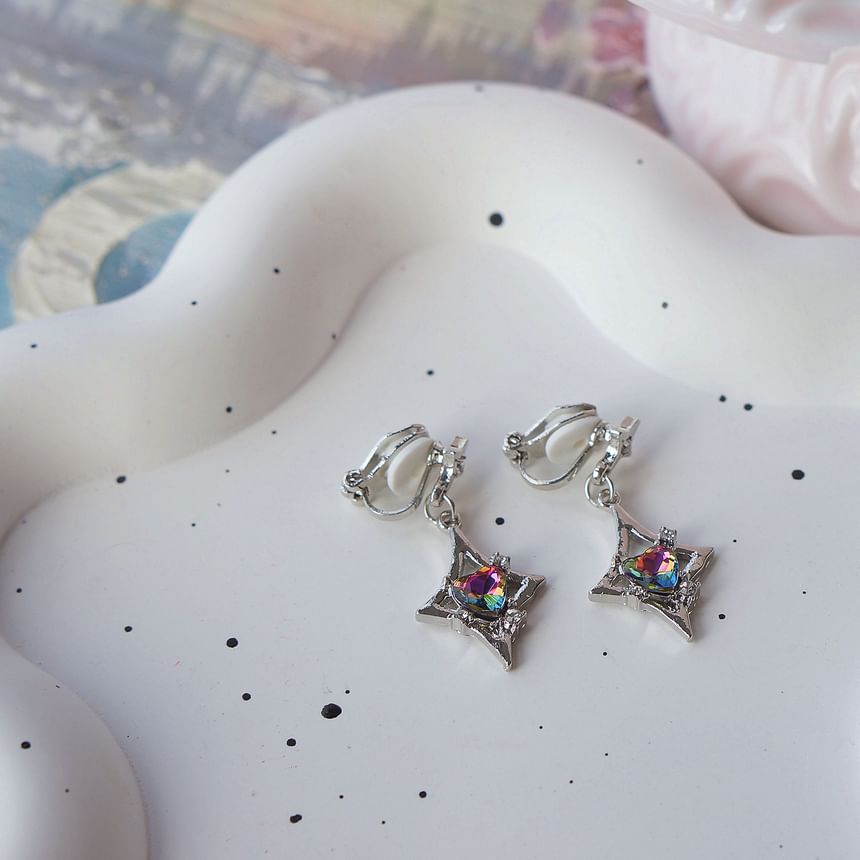 Dangle / Gemstone Earring Clip On