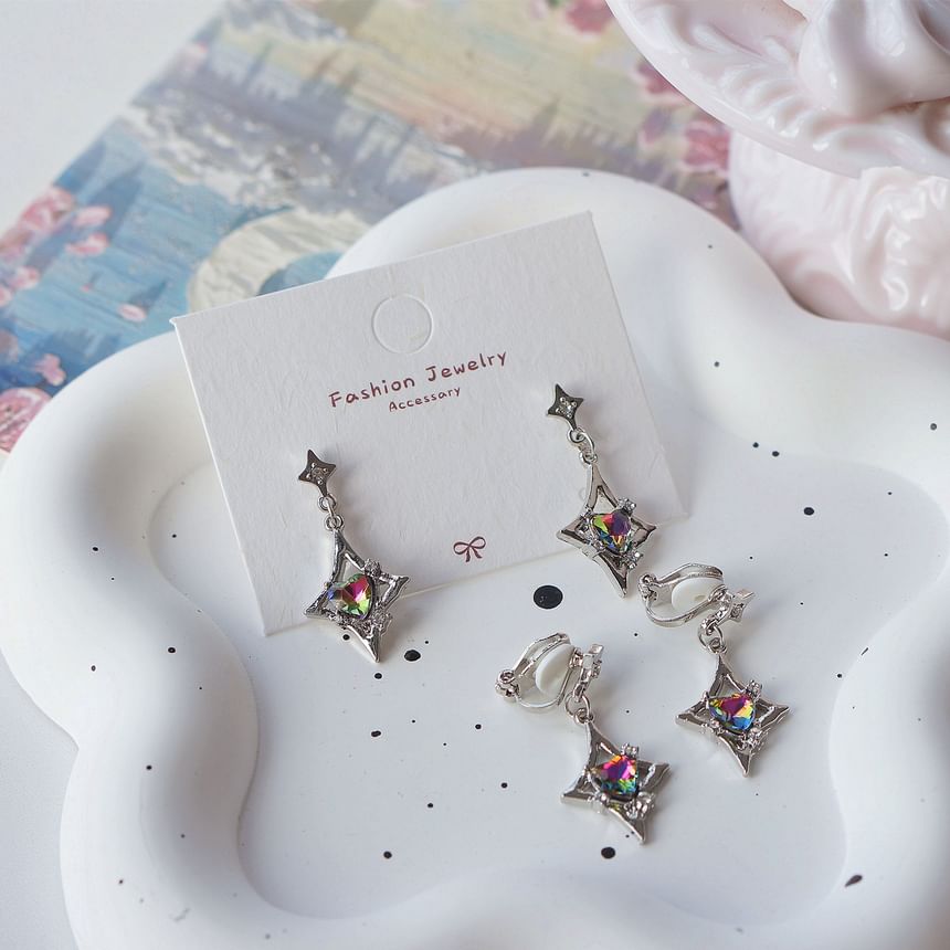 Dangle / Gemstone Earring Clip On