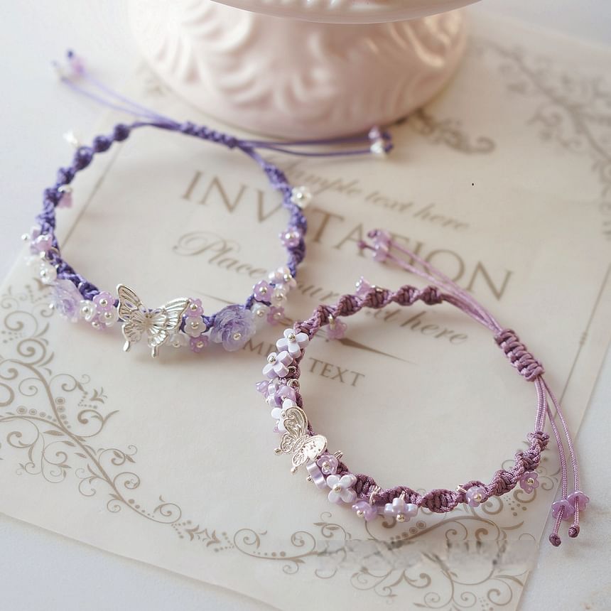 Rope Bracelet Butterfly