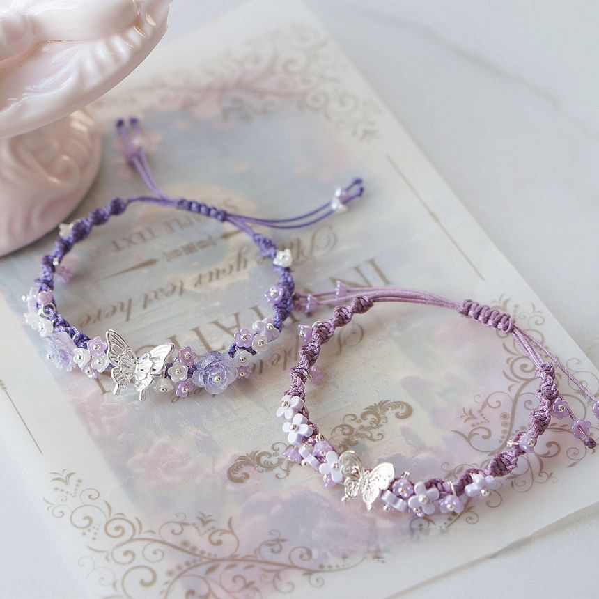 Rope Bracelet Butterfly