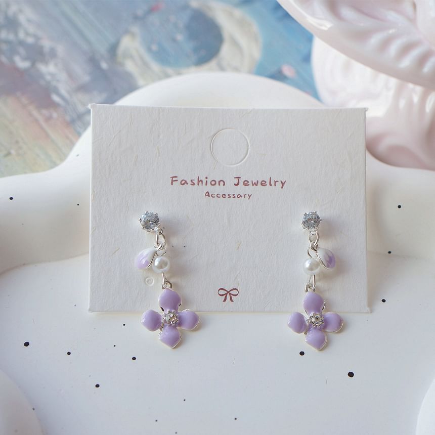 Floral / Clip Earring Dangle On