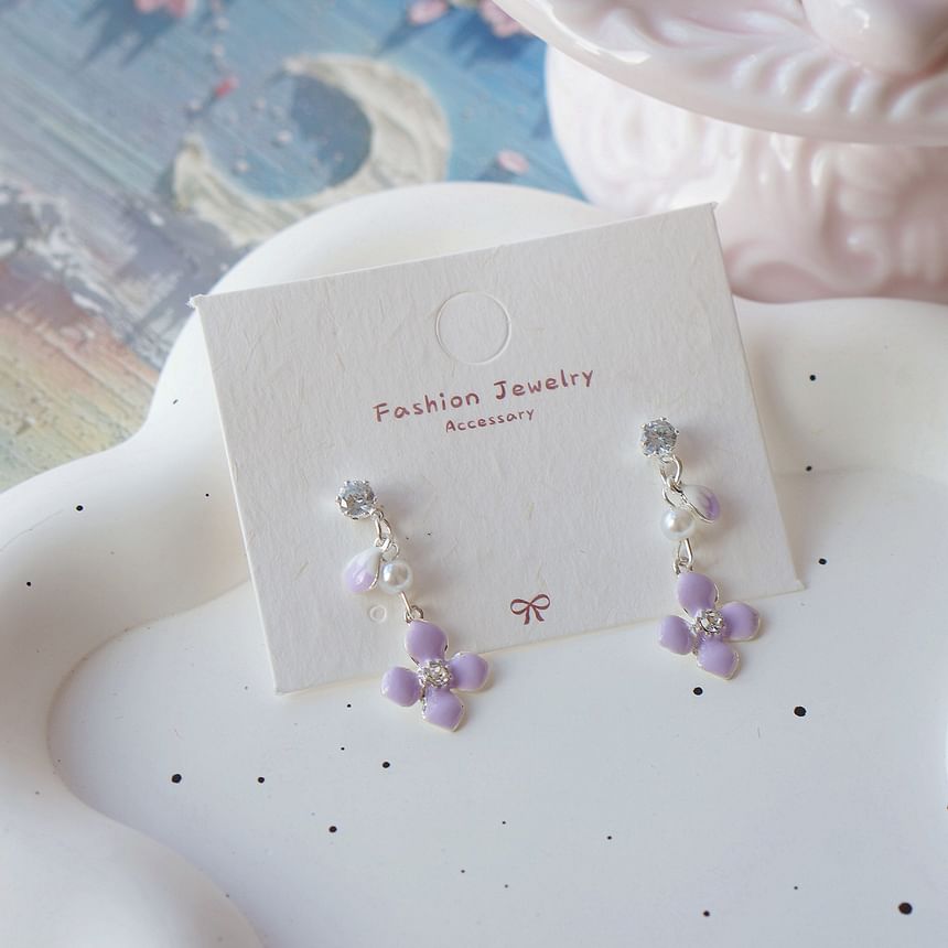 Floral / Clip Earring Dangle On