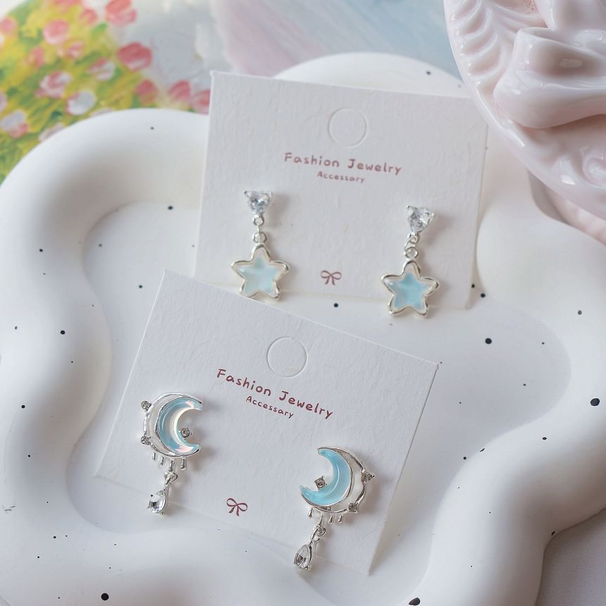 Earring Stud Asymmetrical