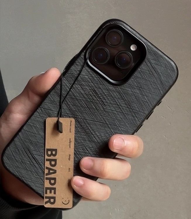 Faux Case Brushed Phone Leather