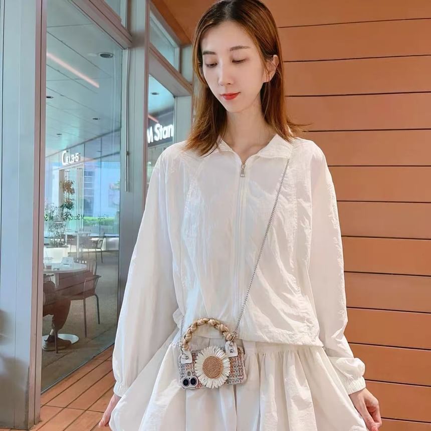 Set Woven Adhesive / Lanyard Decoration Phone Sunflower Strap Case