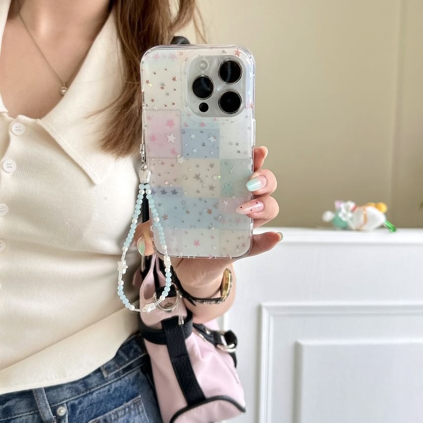 Strap Case / Phone Set Checker Star