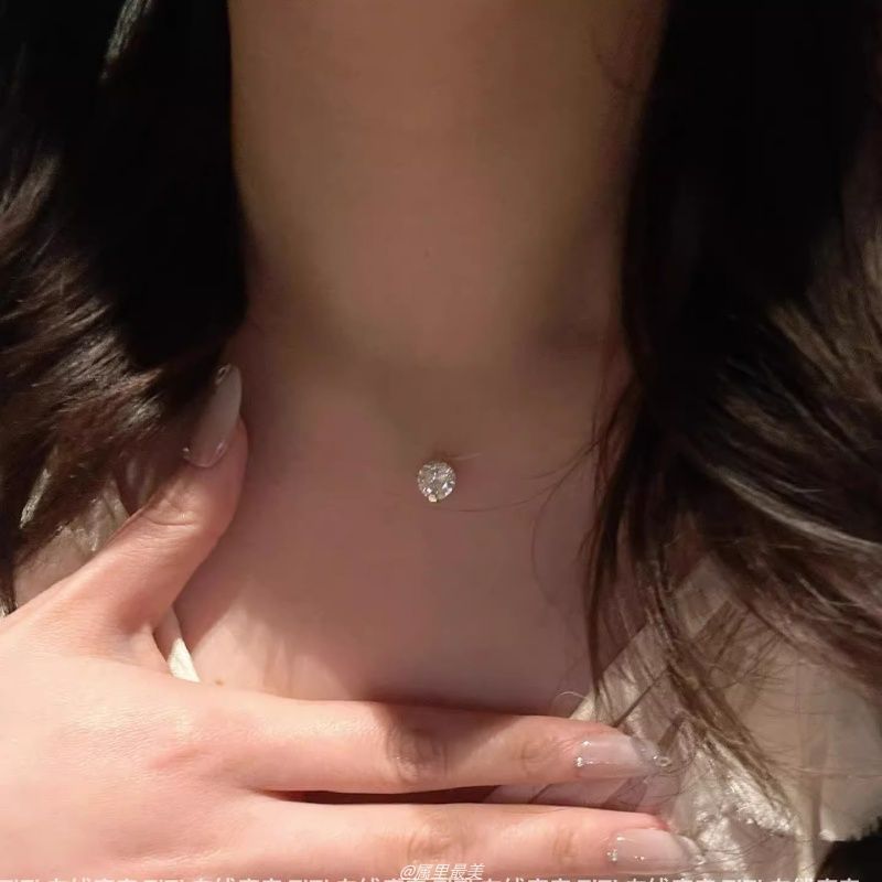 Pendant Necklace Rhinestone