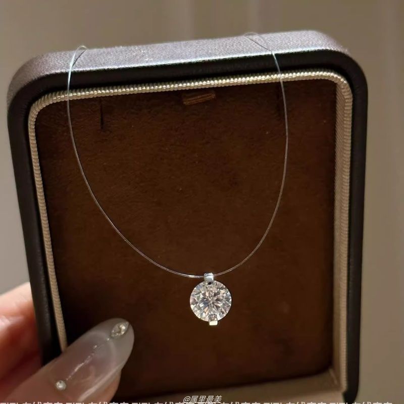 Pendant Necklace Rhinestone