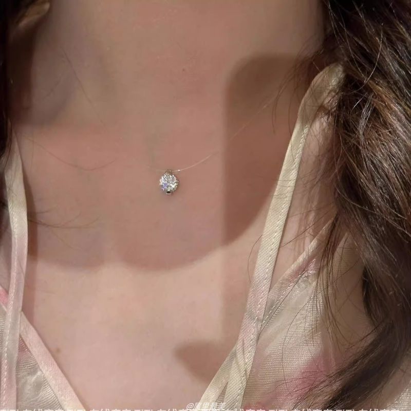 Pendant Necklace Rhinestone