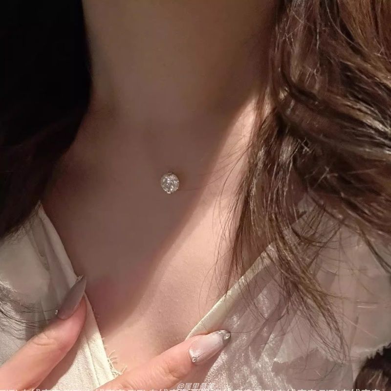 Pendant Necklace Rhinestone