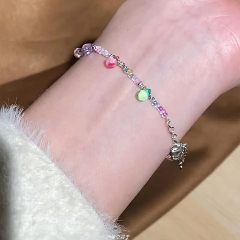 Bracelet Faux Crystal Beaded