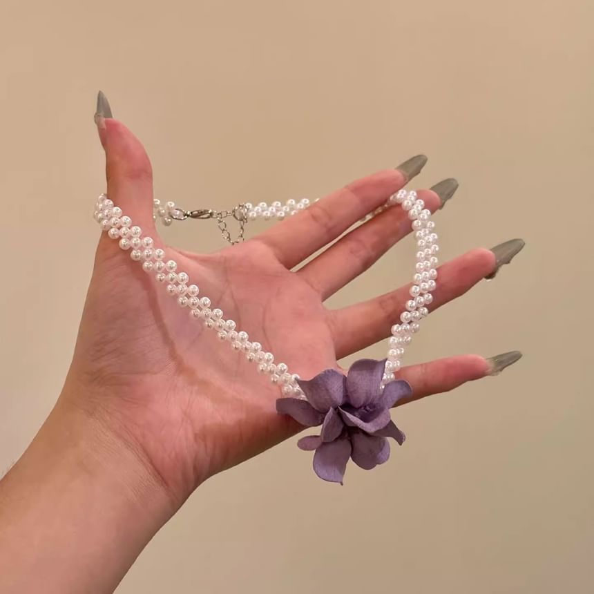 Choker Beaded Floral