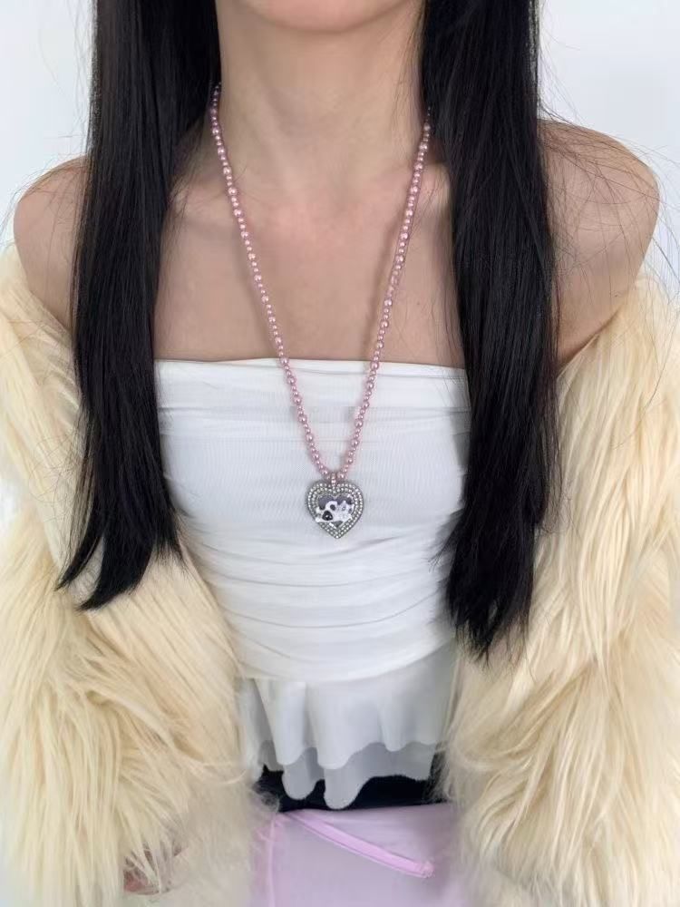 Beaded Heart Necklace