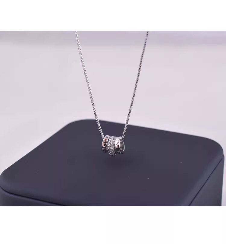 Necklace Hoop CZ