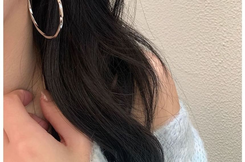 Earring Hoop Twisted