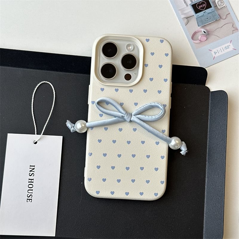 Adhesive Set Bow Phone Heart Case / Decoration