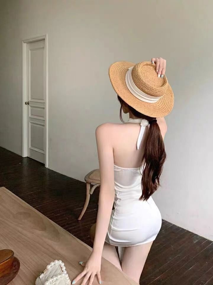 Halter Ruched Sleeveless Dress Mini