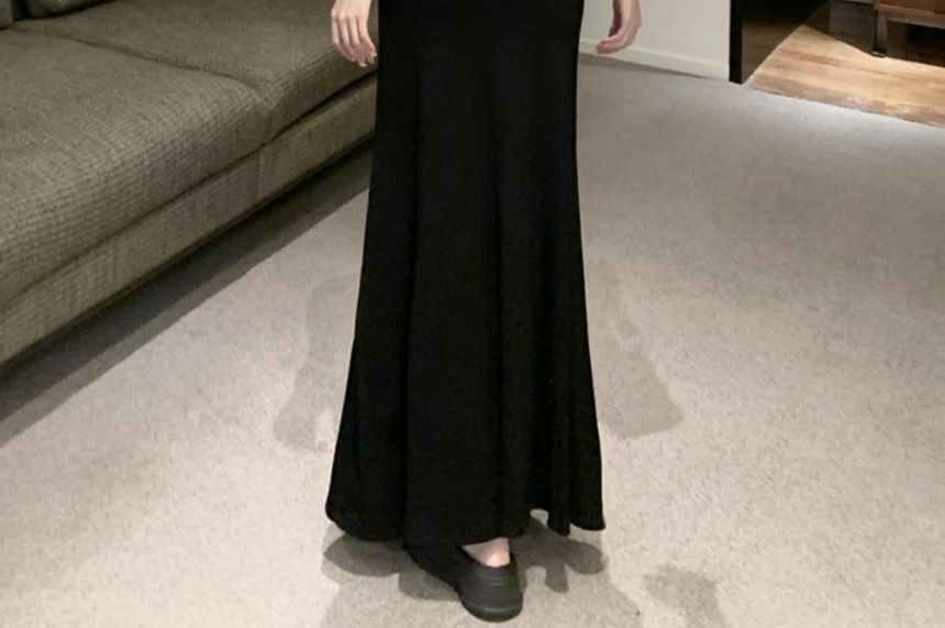 Backless Sleeveless Maxi Dress Neckline Bowknot