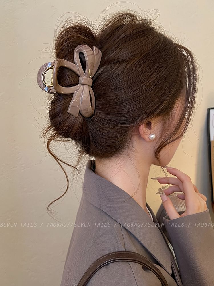Bow Hair Acrylic Clip Claw