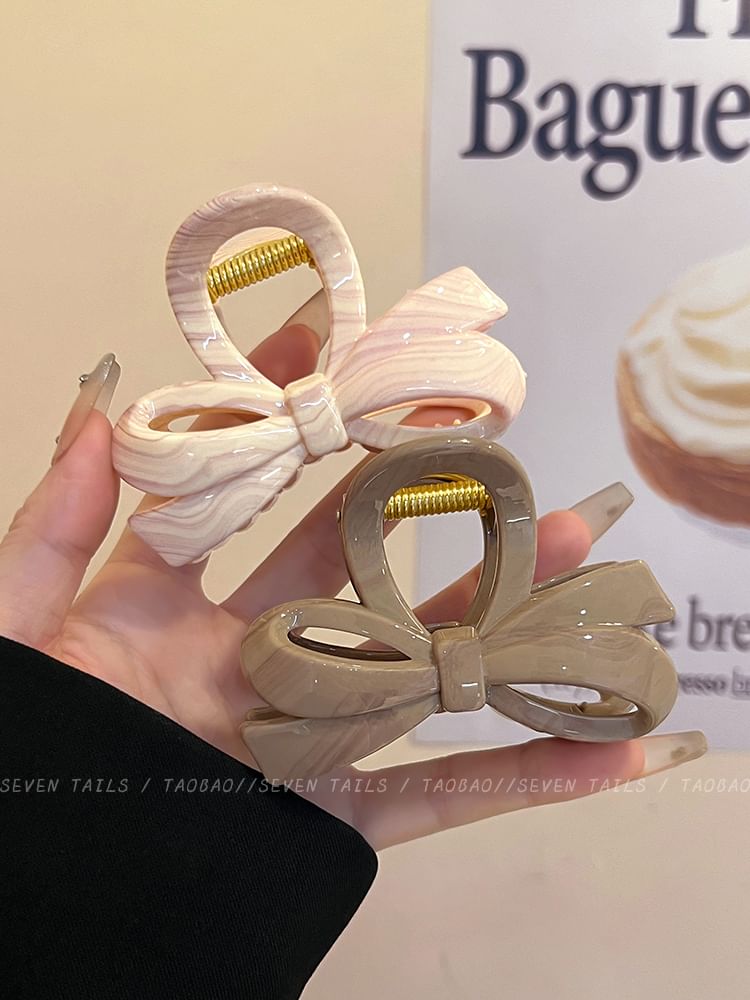 Bow Hair Acrylic Clip Claw