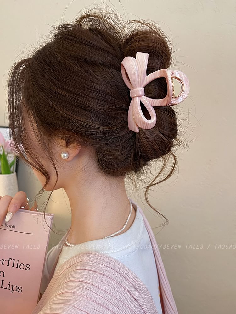 Bow Hair Acrylic Clip Claw