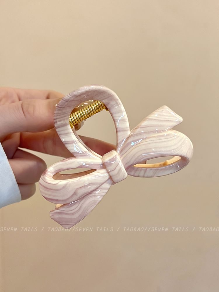 Bow Hair Acrylic Clip Claw