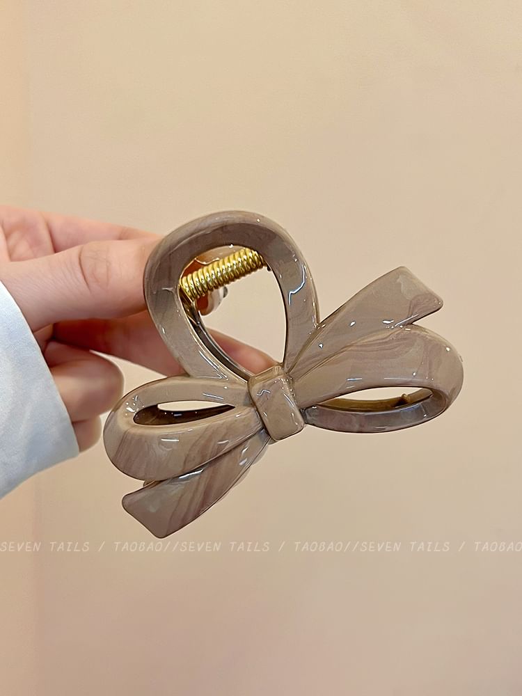 Bow Hair Acrylic Clip Claw