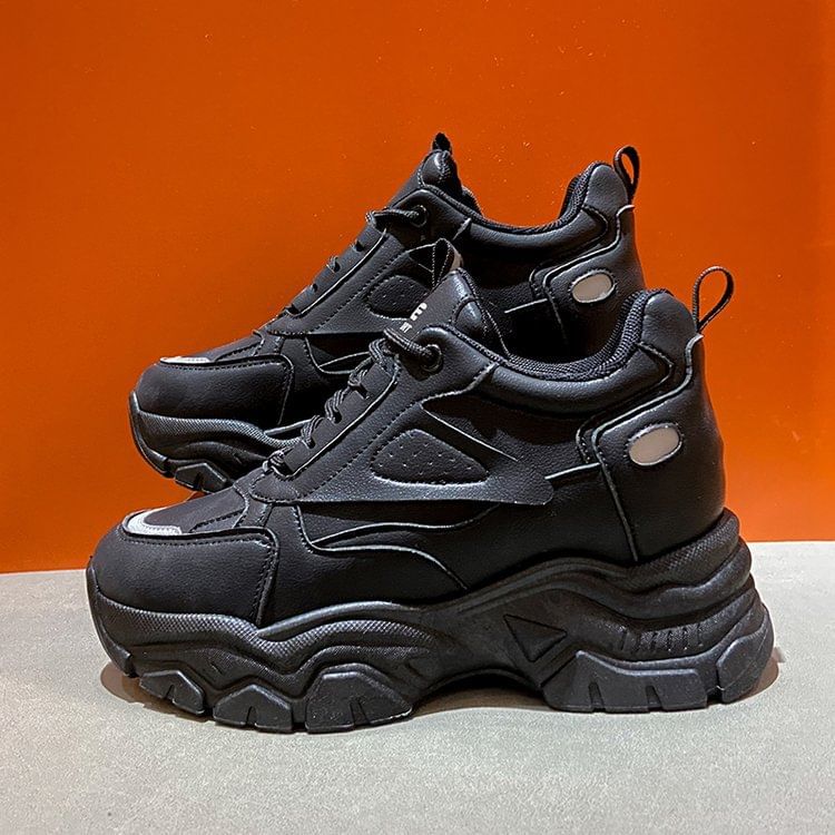 Wedge Platform Hidden Sneakers Panel