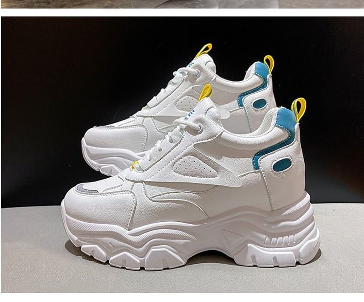 Wedge Platform Hidden Sneakers Panel