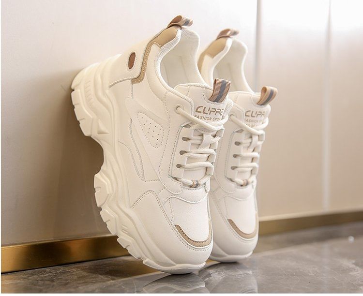 Wedge Platform Hidden Sneakers Panel